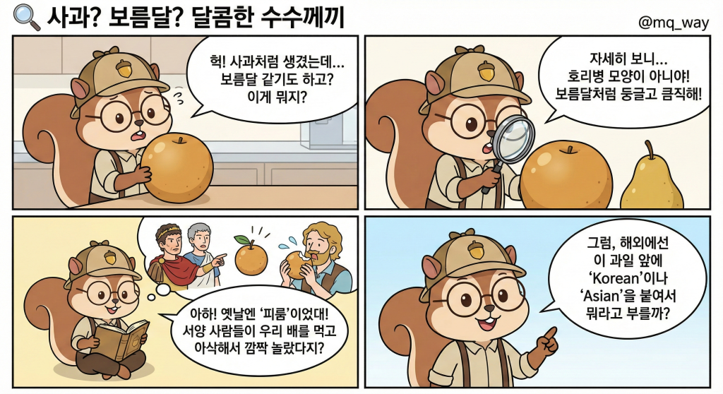 🕵️‍♀️ 사과일까? 보름달일까? 달콤한 수수께끼