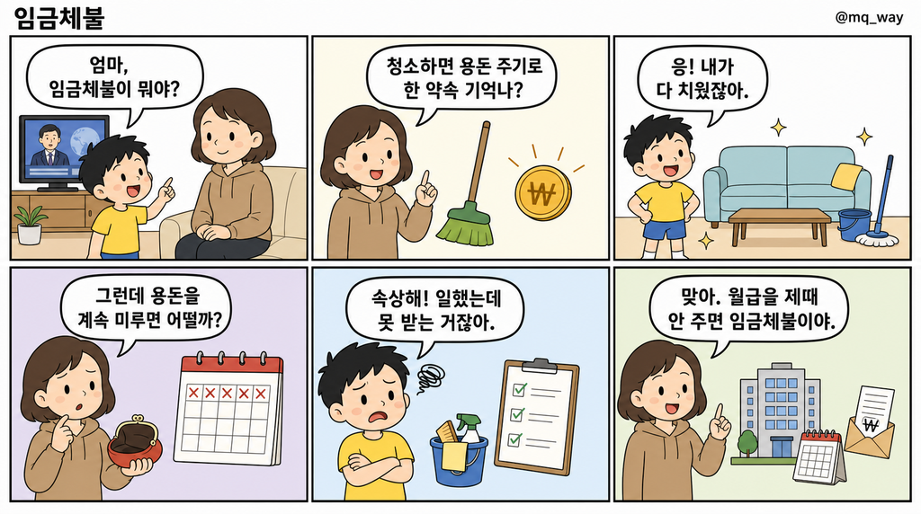 [임금체불]을 자녀에게 설명하는 법