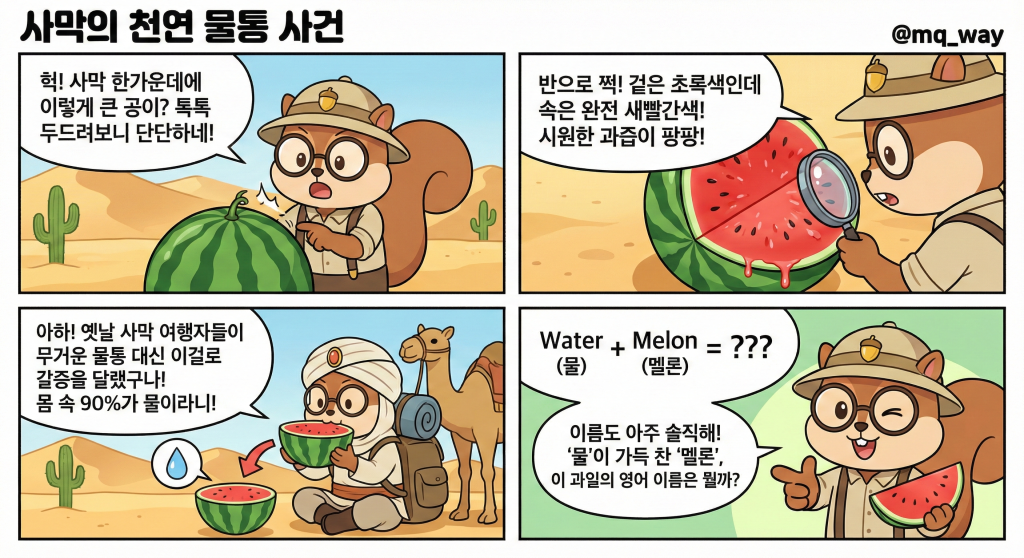 🕵️‍♀️ 사막 여행자들의 '천연 물통' 사