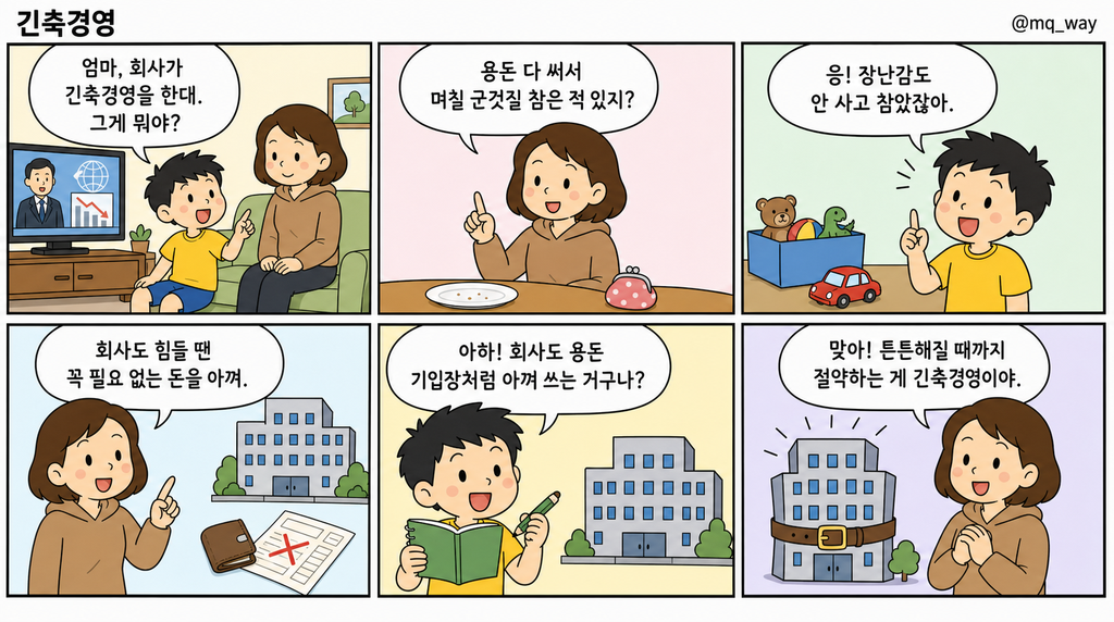 [긴축경영]을 자녀에게 설명하는 법