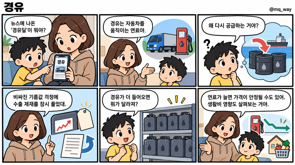 [경유]을 자녀에게 설명하는 법