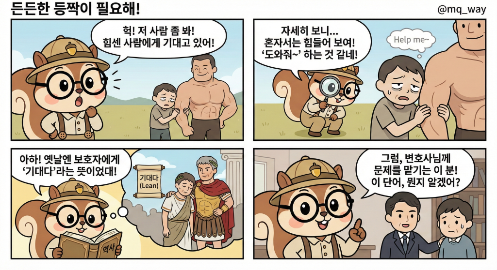 🕵️‍♀️ 든든한 등짝이 필요해