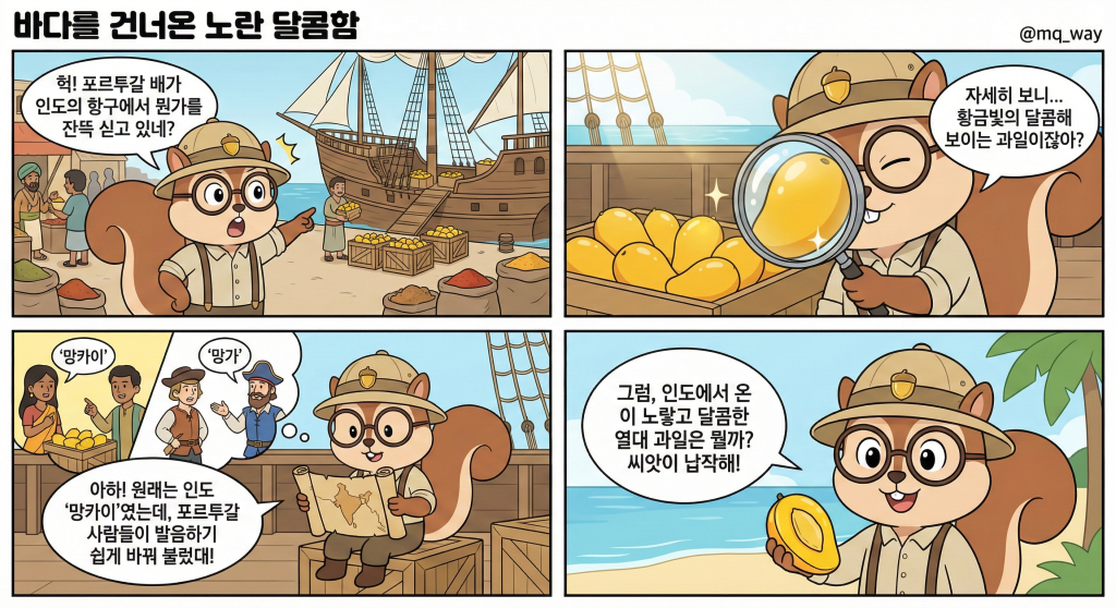 🕵️‍♀️ 바다를 건너온 노란 달콤함의 정체