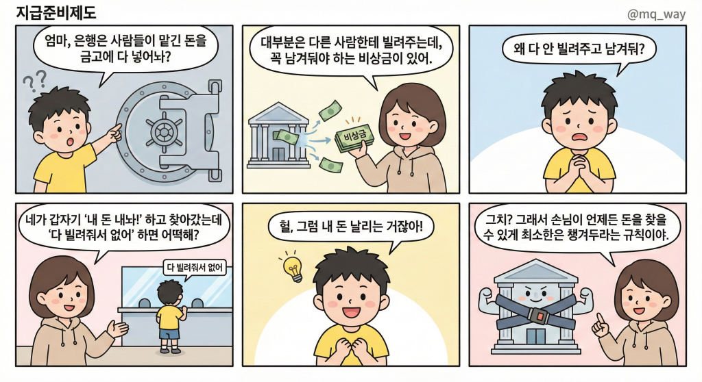 [지급준비제도]을 자녀에게 설명하는 법