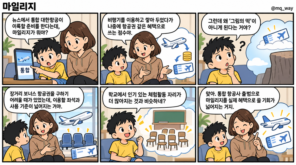 [마일리지]을 자녀에게 설명하는 법