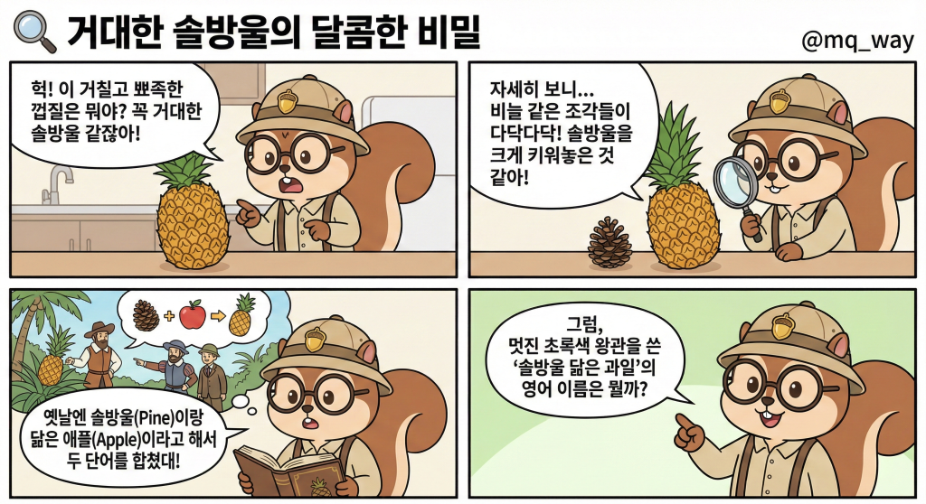 🕵️‍♀️ 거대한 솔방울의 달콤한 비