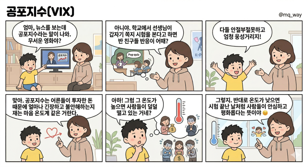 [공포지수(VIX)]을 자녀에게 설명하는 법