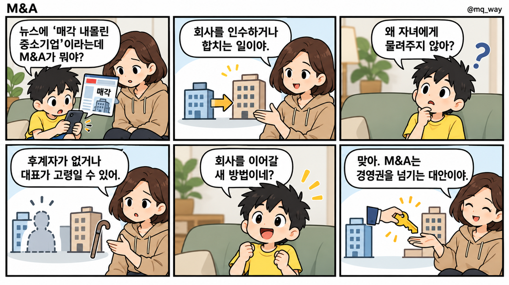 [M&A]을 자녀에게 설명하는 법