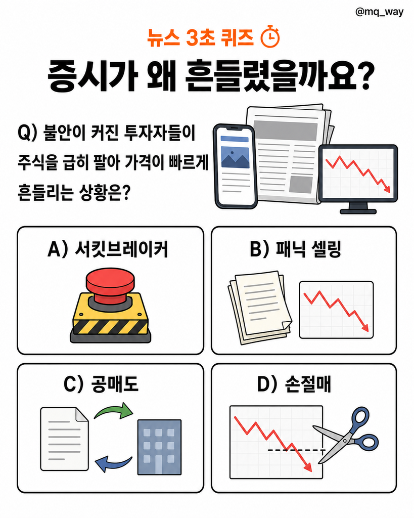 이틀 새 큰돈이 증시에서 사라졌다는 뉴스, 왜 시장이 흔들렸을까요