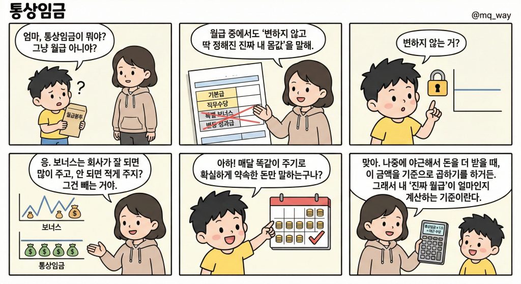 [통상임금]을 자녀에게 설명하는 법