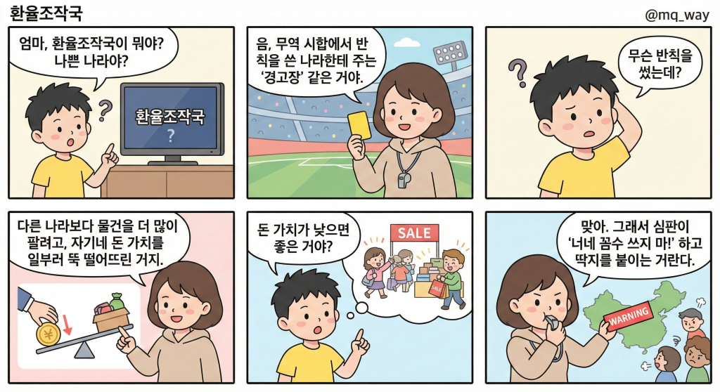 [환율조작국]을 자녀에게 설명하는 법