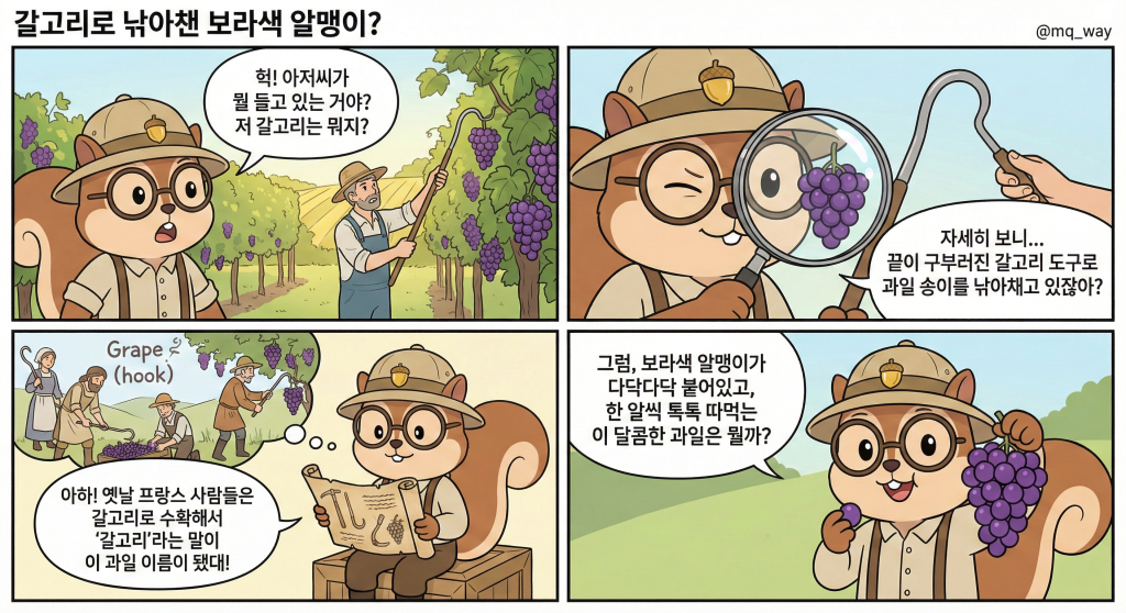🕵️‍♀️ 갈고리로 낚아챈 보라색 알맹이