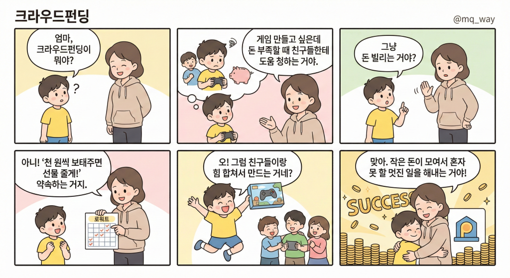 [크라우드펀딩]을 자녀에게 설명하는 법