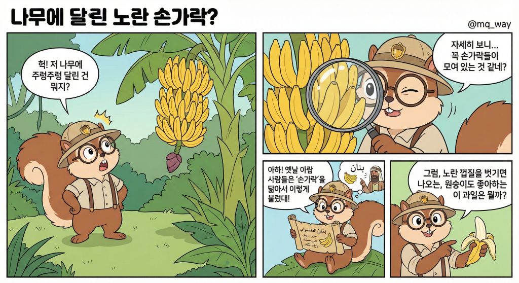 🕵️‍♀️ 나무에 달린 노란 손가락의 정체