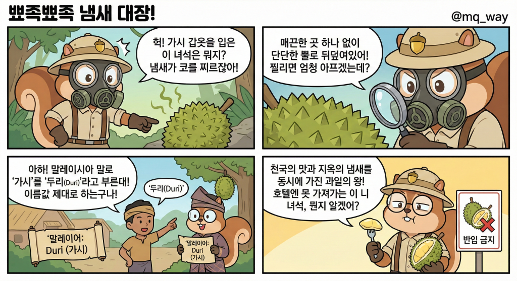 🕵️‍♀️ 뾰족뾰족 가시 갑옷을 입은 냄새 대장