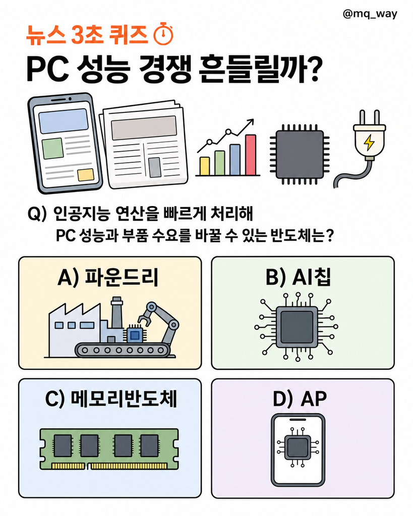 PC 성능 경쟁 판이 흔들릴 수 있다는 소식이 나왔어요