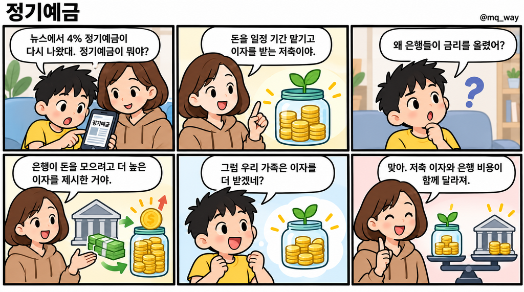 [정기예금]을 자녀에게 설명하는 법