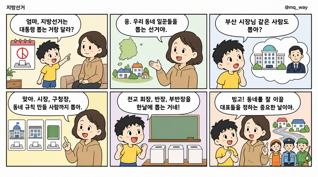 [지방선거]을 자녀에게 설명하는 법