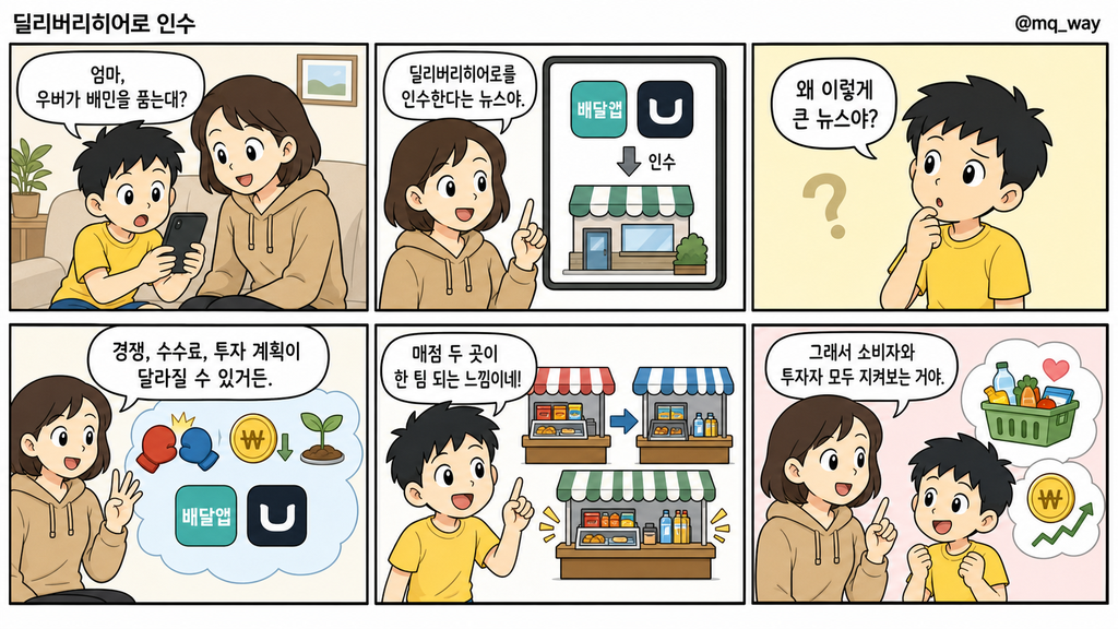 [딜리버리히어로 인수]을 자녀에게 설명하는 법