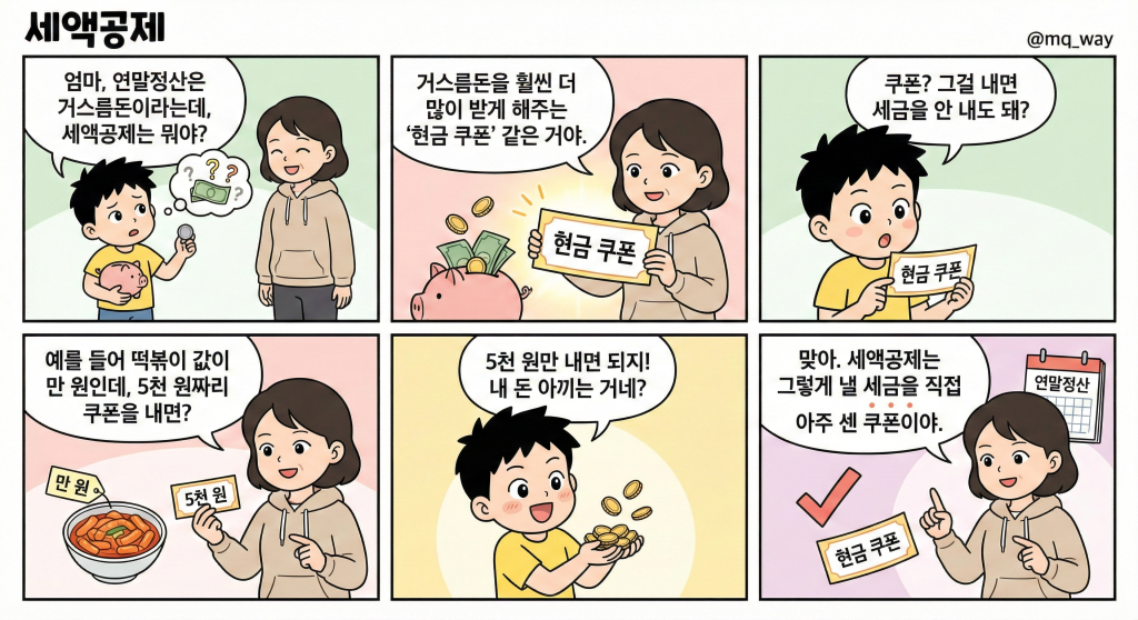 [세액공제]을 자녀에게 설명하는 법