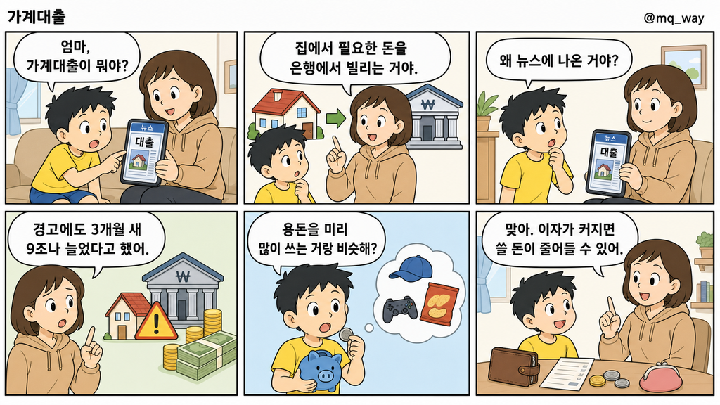 [가계대출]을 자녀에게 설명하는 법