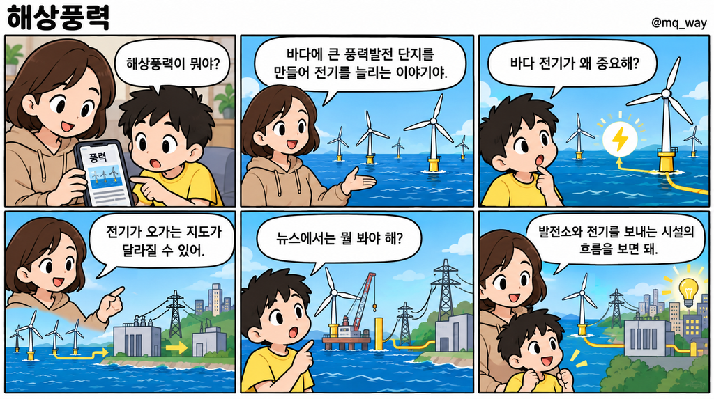 [해상풍력]을 자녀에게 설명하는 법