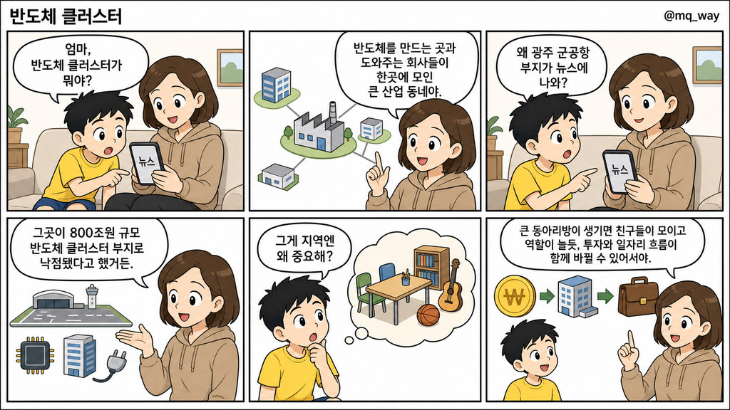 [반도체 클러스터]을 자녀에게 설명하는 법