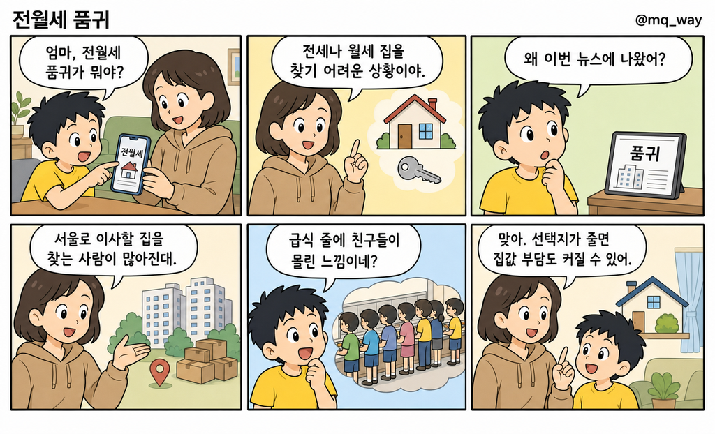[전월세 품귀]을 자녀에게 설명하는 법