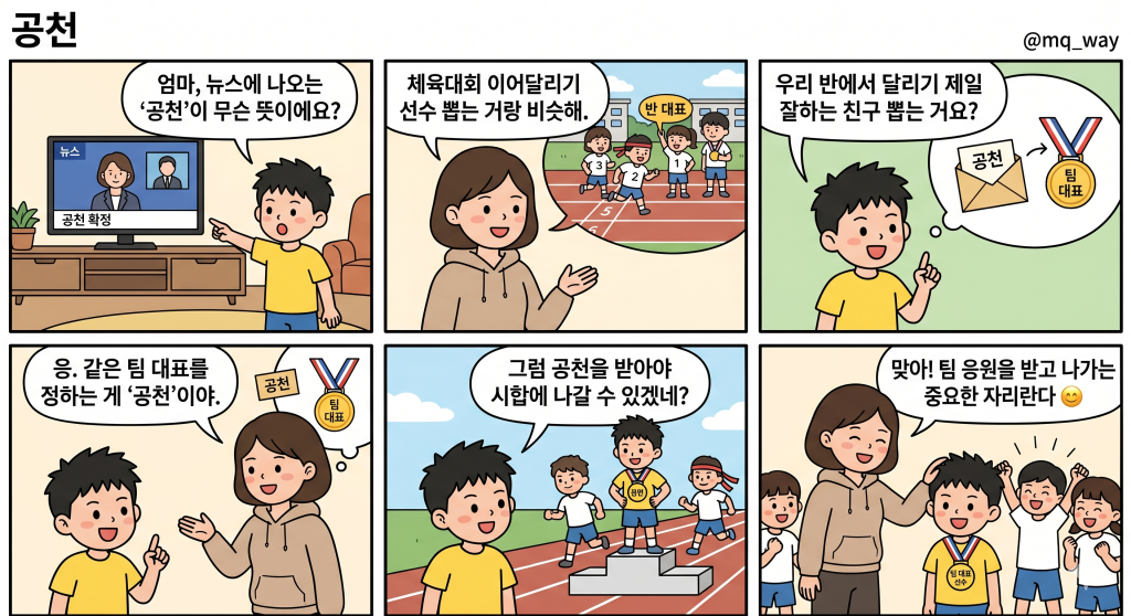 [공천]을 자녀에게 설명하는 법