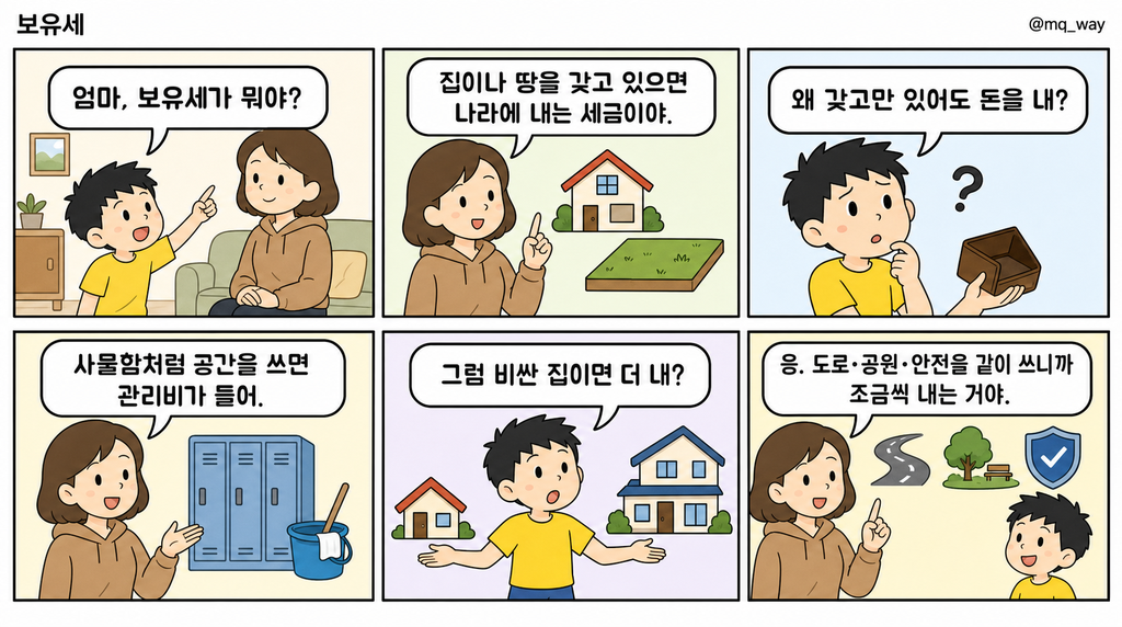 [보유세]을 자녀에게 설명하는 법