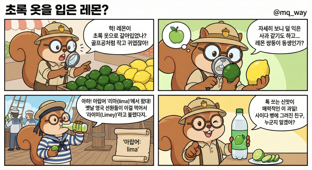 🕵️‍♀️ 레몬이 초록 옷으로 갈아입었나
