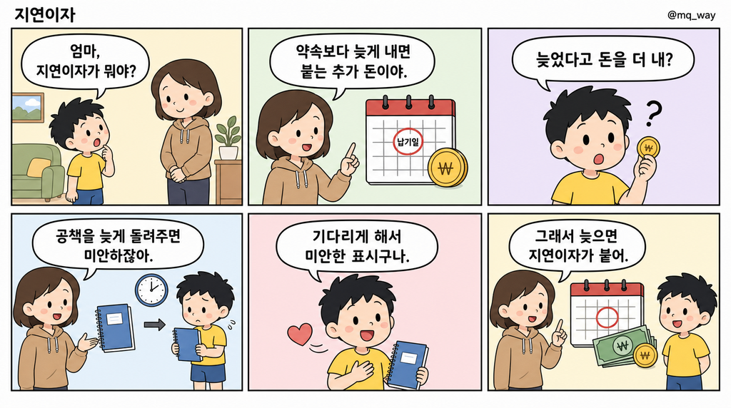 [지연이자]을 자녀에게 설명하는 법