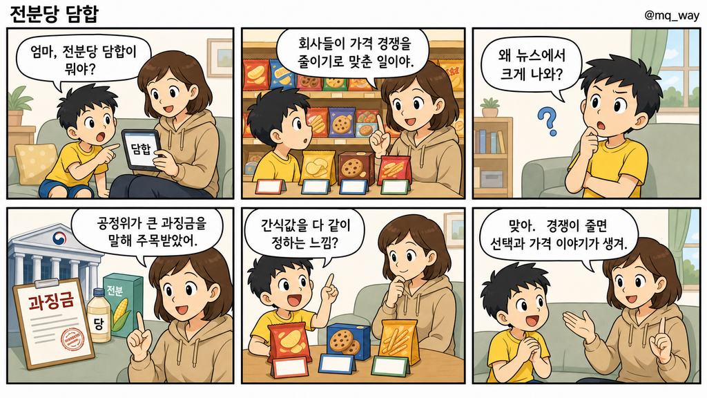 [전분당 담합]을 자녀에게 설명하는 법